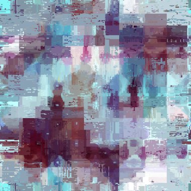 Grunge veri aktarma dokusunun taklidi ile vektör resmi.