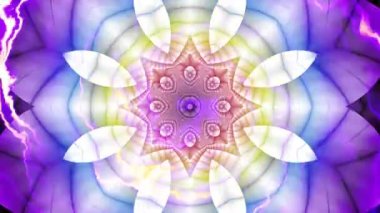 Dönen mandala döngü arkaplanı