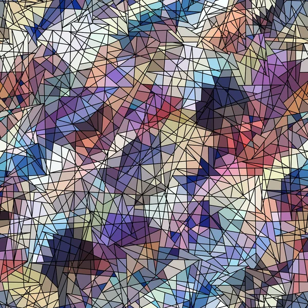 Padrão de arte em mosaico vetorial. Imagem em mosaico curvo — Vetor de Stock
