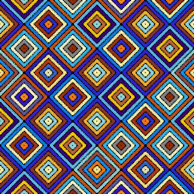 Sorunsuz vektör arka planda bohem tarzı.