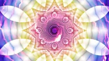 Dönen mandala döngü arkaplanı