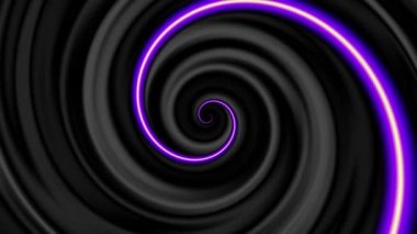 Sonsuz spiral. Kusursuz döngü görüntüsü.