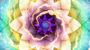 Dönen mandala döngü arkaplanı