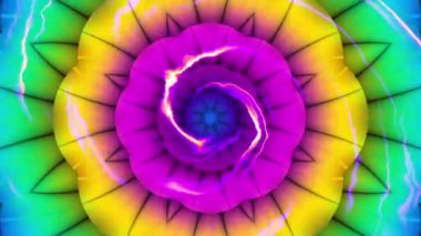 Dönen mandala döngü arkaplanı