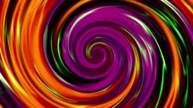 Sonsuz spiral. Kusursuz döngü görüntüsü.
