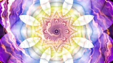 Dönen mandala döngü arkaplanı