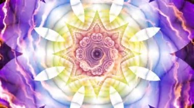 Dönen mandala döngü arkaplanı