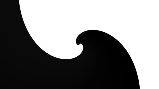 Une spirale sans fin. Images de boucle sans couture.