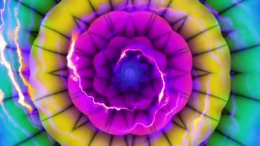 Dönen mandala döngü arkaplanı