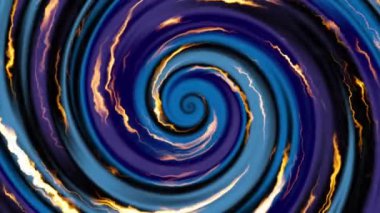 Sonsuz spiral. Kusursuz döngü görüntüsü.