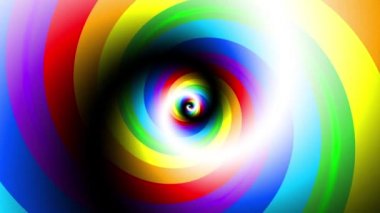 Sonsuz spiral. Kusursuz döngü görüntüsü.