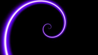 Sonsuz spiral. Kusursuz döngü görüntüsü.