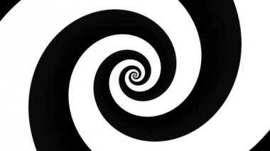 Sonsuz spiral. Kusursuz döngü görüntüsü.