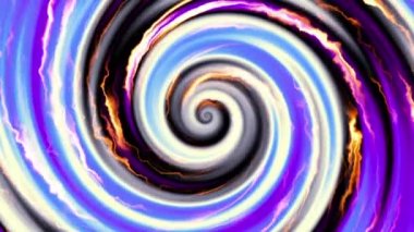Sonsuz spiral. Kusursuz döngü görüntüsü.