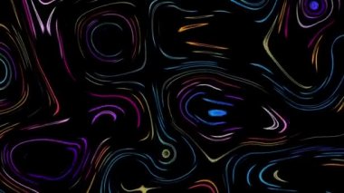 Psikedelik hareket arkaplanı