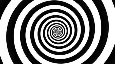 Sonsuz spiral. Kusursuz döngü görüntüsü.
