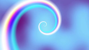 Sonsuz spiral. Kusursuz döngü görüntüsü.