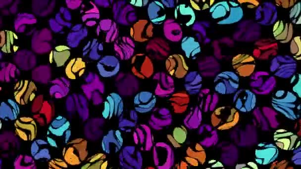 Psychedelischer Hintergrund — Stockvideo