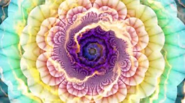 Dönen mandala döngü arkaplanı