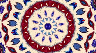 Süslemeli mandala döngü arkaplanı