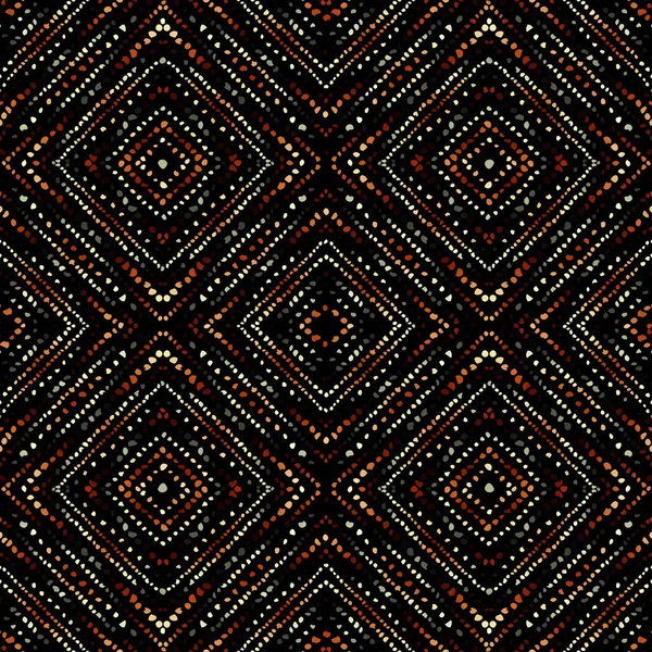 Patrón Fondo Sin Costuras Patrón Tribal Étnico Abstracto Con Lunares — Vector de stock