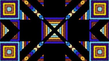 Simetrik soyut psikedelik döngü arkaplanı