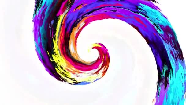 Une spirale sans fin. Images de boucle sans couture. — Video