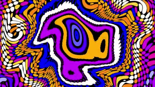 Psychedelic fundo em movimento — Vídeo de Stock