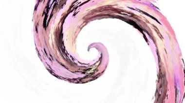 Sonsuz spiral. Kusursuz döngü görüntüsü.