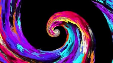 Sonsuz spiral. Kusursuz döngü görüntüsü.