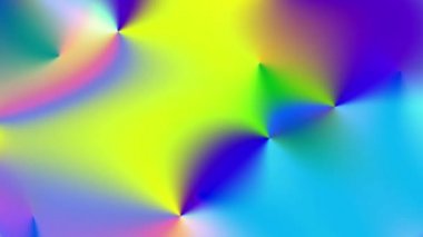 Psikedelik dalgalı, soyut kıvrımlı şekiller. Görüntü döngüsü.