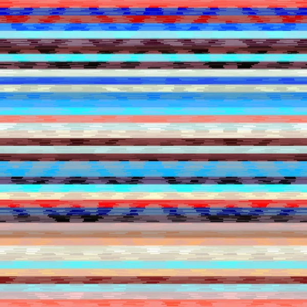 細線でグランジの質感を模倣したシームレスなパターンを抽象化 横のストリップ ベクトル画像 — ストックベクタ