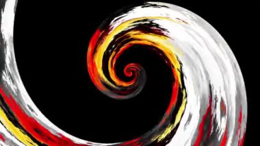 Sonsuz spiral. Kusursuz döngü görüntüsü.