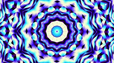 Soyut esrarengiz Mandala 'yı dönüştürüyorum. Kusursuz döngü görüntüsü.