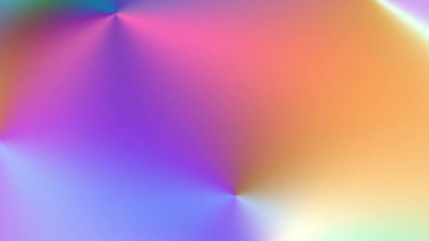 Transforming blur holographic background. Psychedelic wavy animated abstract curved shapes. Looping footage. — Stock Video