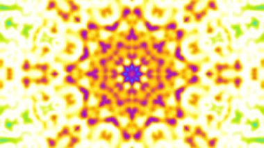 Bulanık, gizemli Mandala 'yı dönüştürüyorum. Kusursuz döngü görüntüsü.