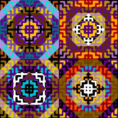 Etnik kabile modelini yönlendir. Kusursuz sanat görüntüsü.