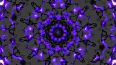 Soyut esrarengiz Mandala 'yı dönüştürüyorum. Kusursuz döngü görüntüsü.