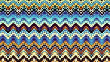 Art Nouveau tarzında süslemeli mozaik sanat deseni. Kusursuz döngü görüntüsü.