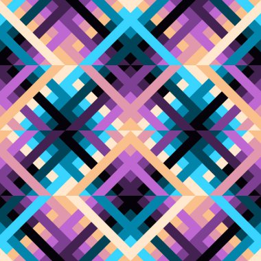 Aztek süsü vektör görüntüsü. Kusursuz desen