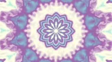 Soyut esrarengiz Mandala 'yı dönüştürüyorum. Kusursuz döngü görüntüsü.