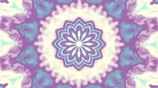 Soyut esrarengiz Mandala 'yı dönüştürüyorum. Kusursuz döngü görüntüsü. — Stok video