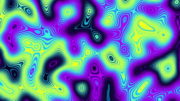 Psychedelischer Hintergrund — Stockvideo