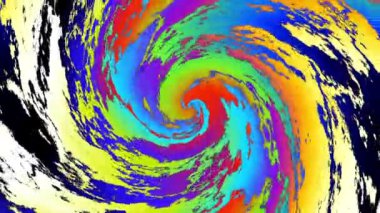 Sonsuz spiral. Kusursuz döngü görüntüsü.