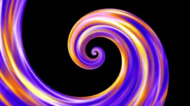 Sonsuz spiral. Kusursuz döngü görüntüsü.