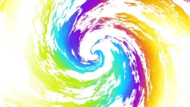 Sonsuz spiral. Kusursuz döngü görüntüsü.
