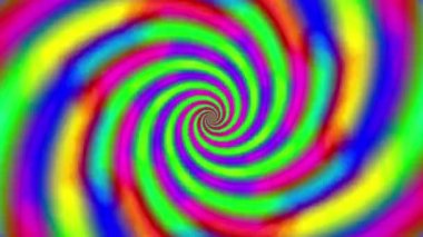Sonsuz spiral. Kusursuz döngü görüntüsü.