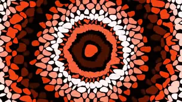 Transformando Mandala esotérico abstracto. Imágenes de bucle sin fisuras . — Vídeo de stock