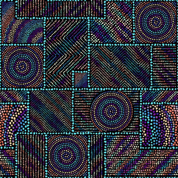 Patrón Fondo Sin Costuras Patrón Tribal Étnico Abstracto Imagen Vectorial — Vector de stock