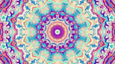 Süslemeli mandala döngü arkaplanı